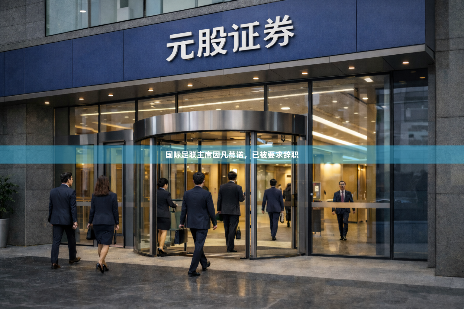 国际足联主席因凡蒂诺，已被要求辞职