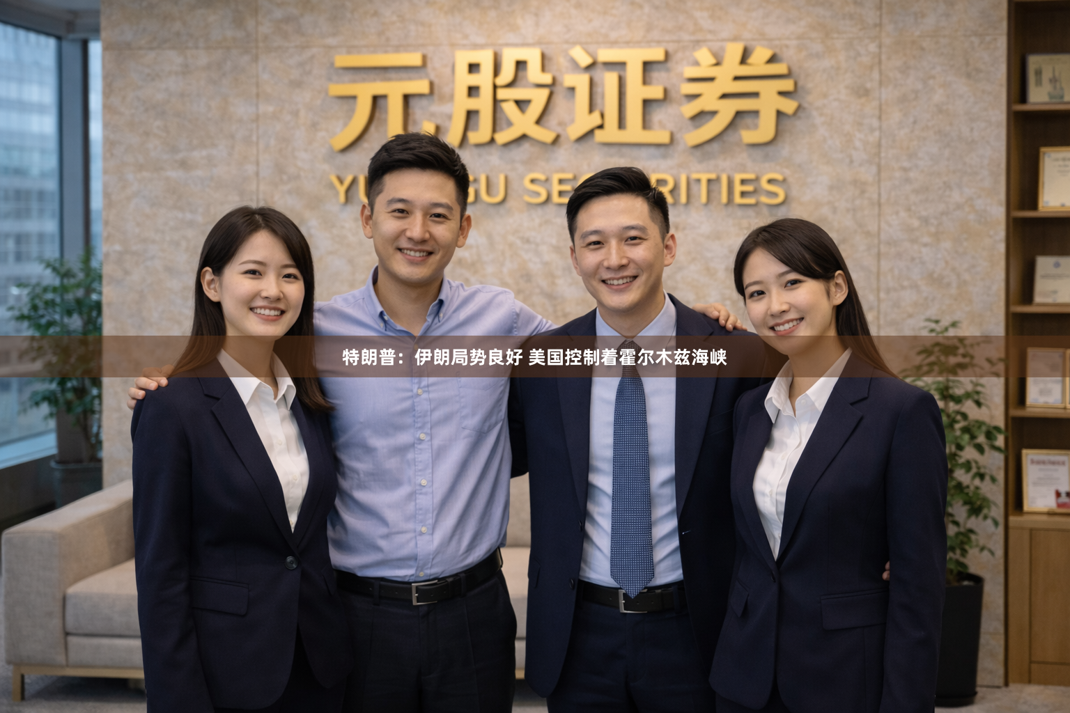 特朗普：伊朗局势良好 美国控制着霍尔木兹海峡