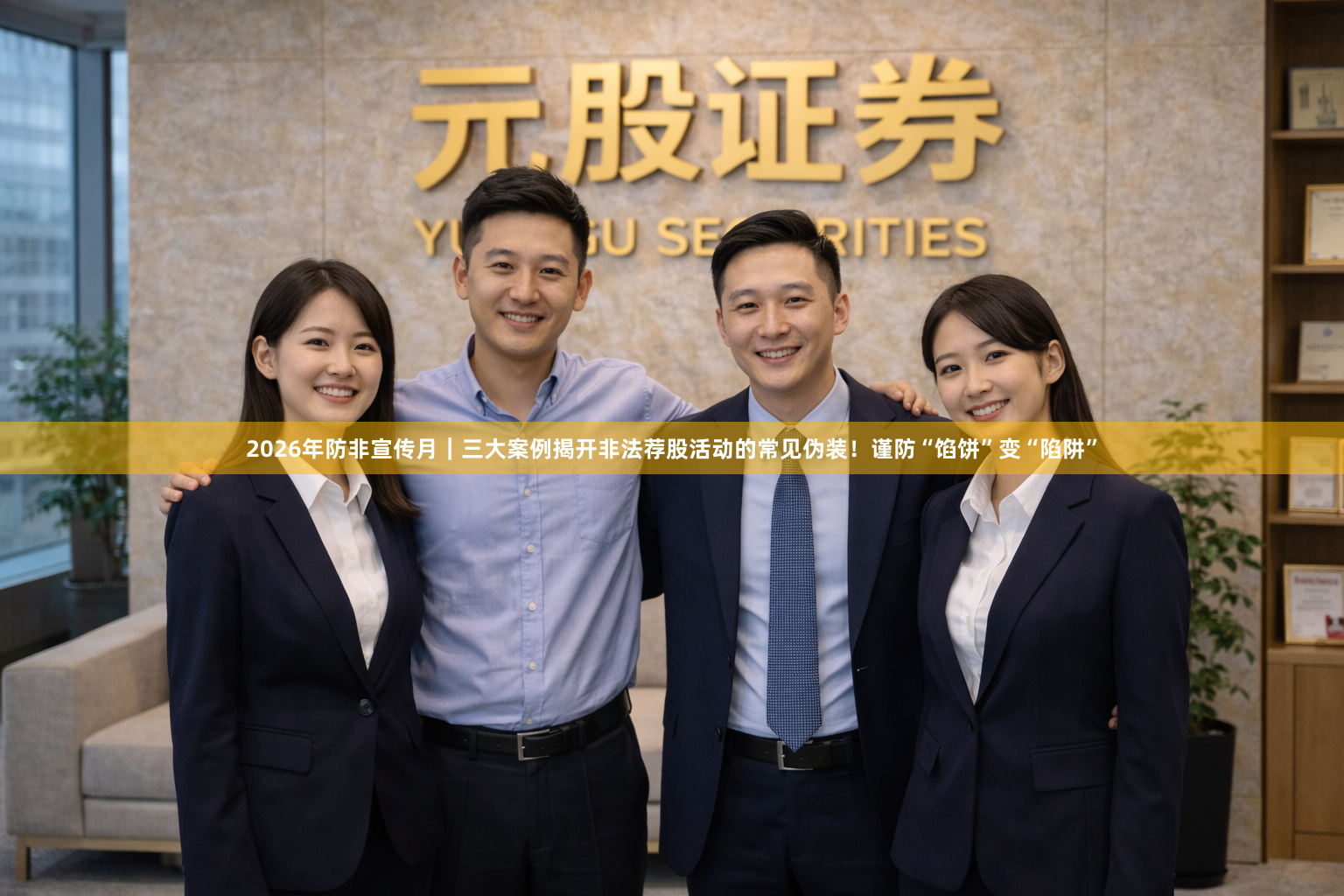 2026年防非宣传月｜三大案例揭开非法荐股活动的常见伪装！谨防“馅饼”变“陷阱”